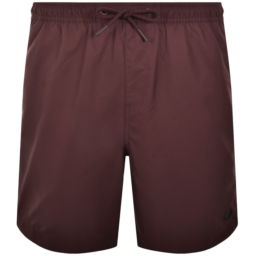 Fred Perry Classic Swim Shorts Oxblood | Mainline Menswear